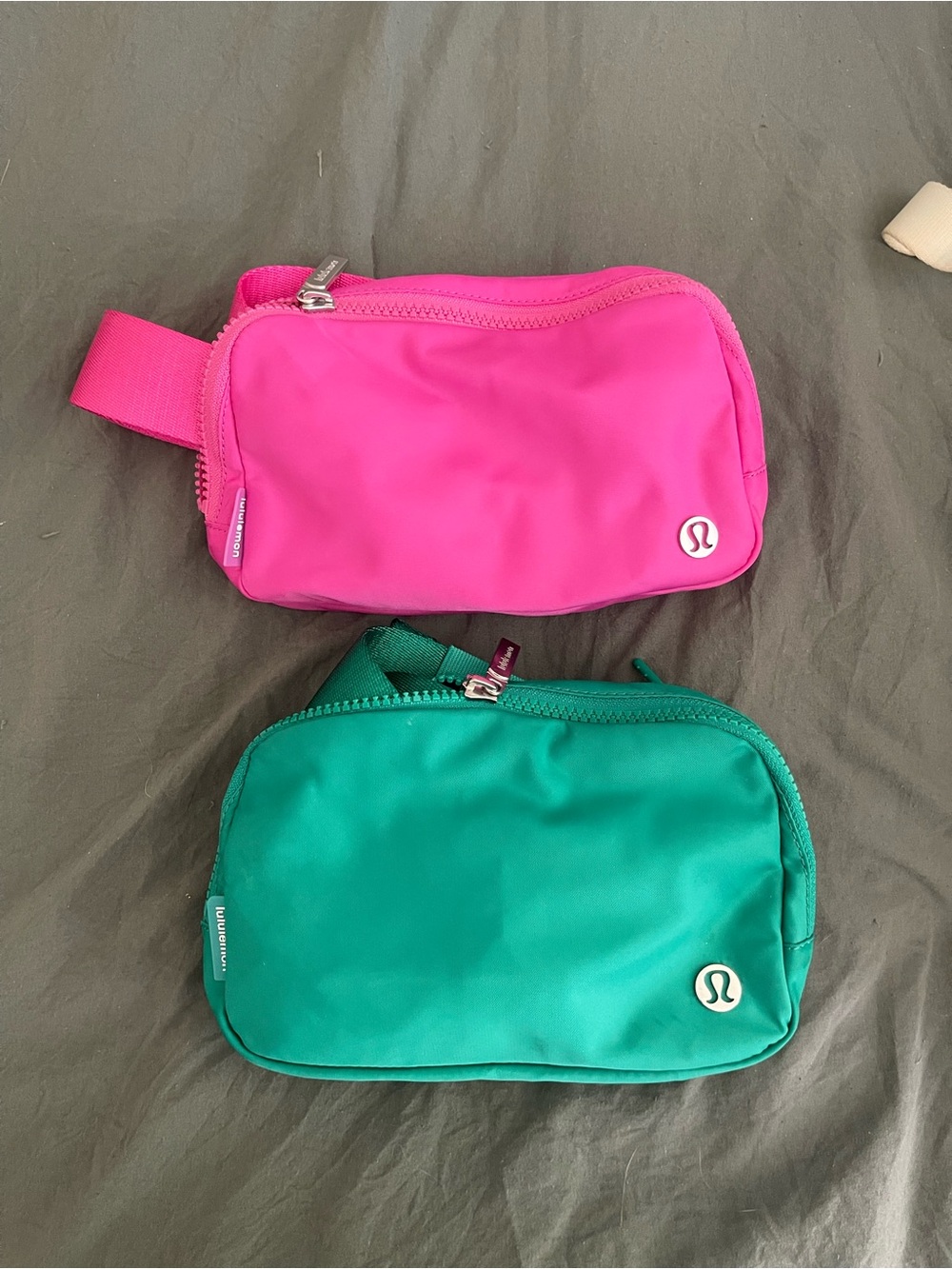 Two Lulu belt bags